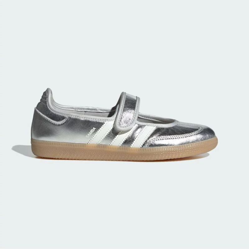 adidas 26Q3 adidas SAMBA JANE W シルバーメタリック/オフホワイト