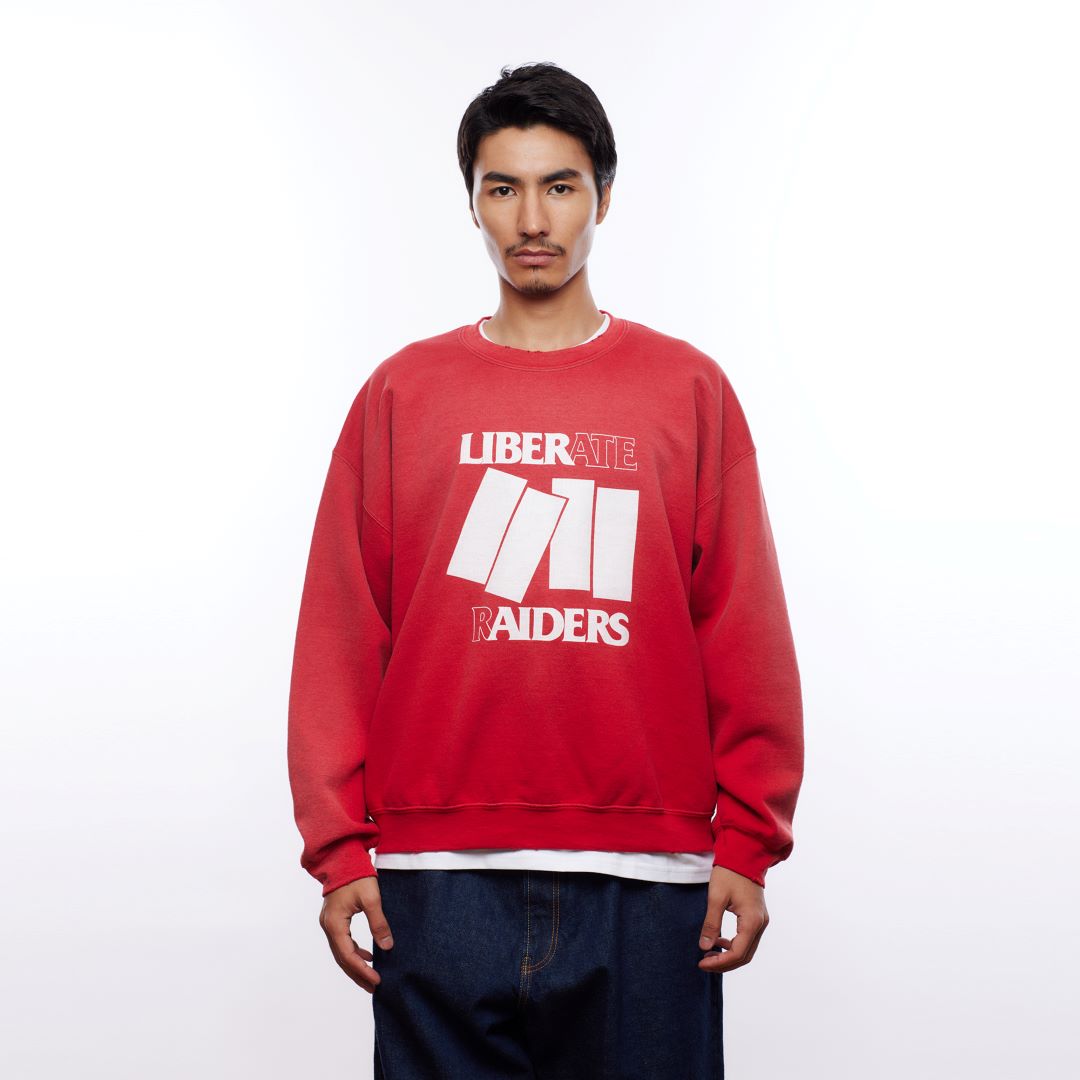 Liberaiders 25SS 1/31 COMPOSITION CREWNECK 713022501-BLK ブラック