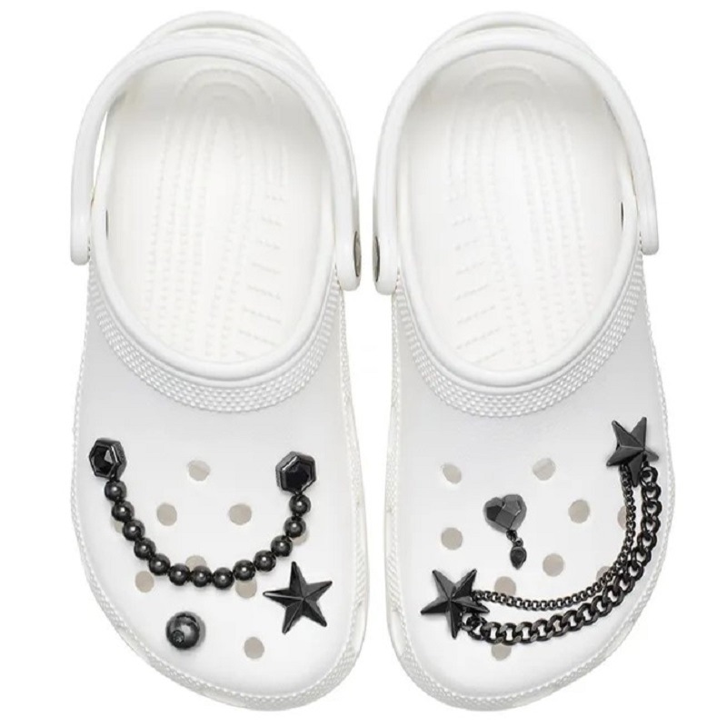 crocs 26Q1 jibbitz charms Punk Gunmetal 5 Pack 10015561