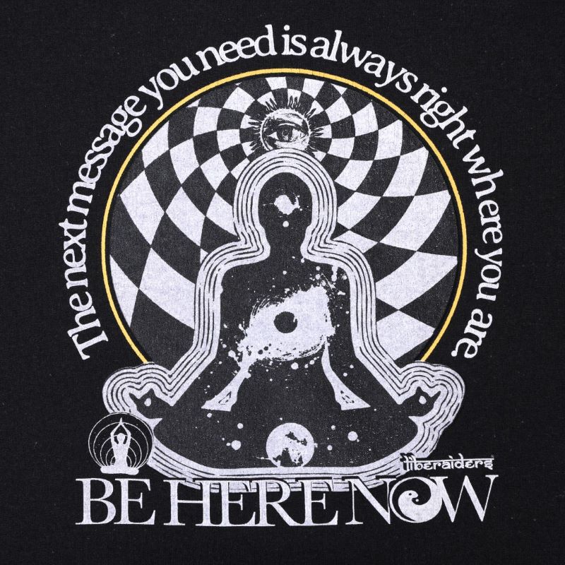 Liberaiders 25SS 1/31 BE HERE NOW HOODIE 713082501-BLK ブラック