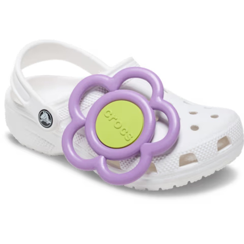 crocs 26Q1 jibbitz charms Mega Purple and Green Flower 10017386