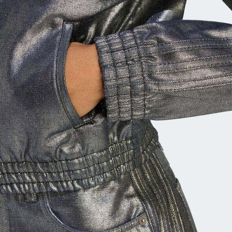 adidas 26Q1 FIREBIRD TRACK TOP DENIM シルバーメタリック KD2910