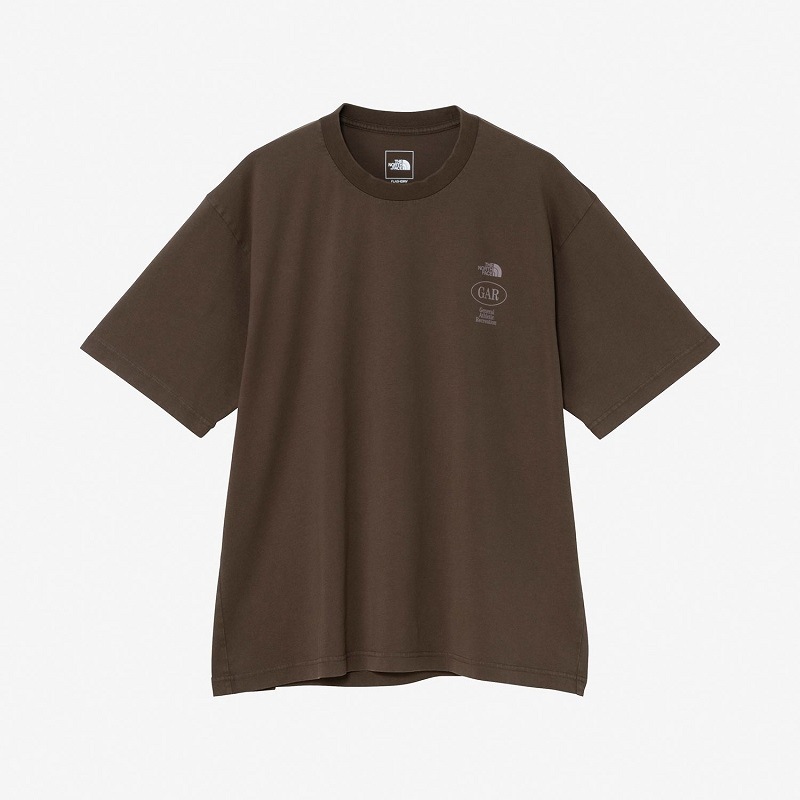 THE NORTH FACE S26 GAR SMALLER TYP0GRAPHIC S/S T スレートブラウン NT32667-SR
