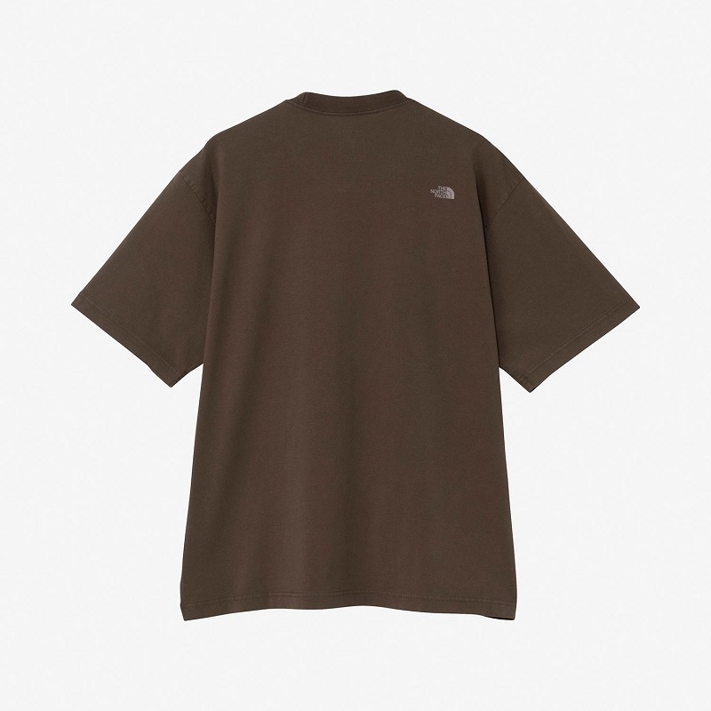 THE NORTH FACE S26 GAR SMALLER TYP0GRAPHIC S/S T スレートブラウン NT32667-SR