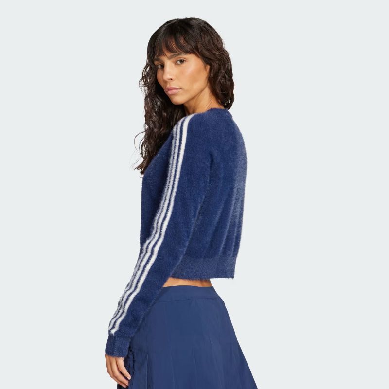 adidas 26Q4 adidas FLUFFY CARDIGAN ナイトインディゴ JW3644
