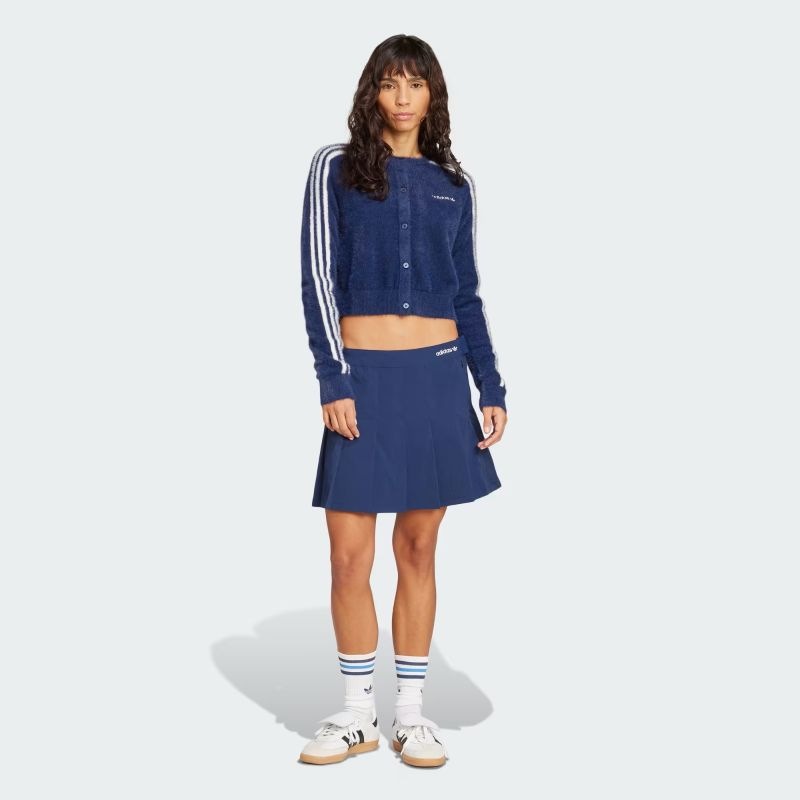 adidas 26Q4 adidas FLUFFY CARDIGAN ナイトインディゴ JW3644
