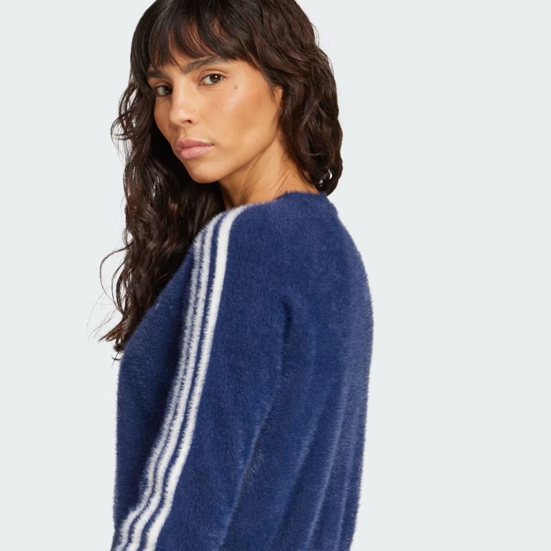 adidas 26Q4 adidas FLUFFY CARDIGAN ナイトインディゴ JW3644