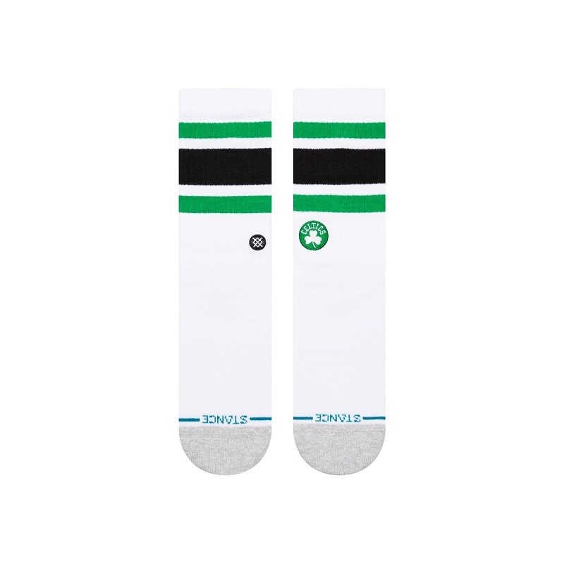 【NBA チームソックス】【ボストン・セルティックス】STANCE 24FW スタンス チューブ BOS TUBE BOS A555C24TCE#WHT A555C24TCE-WHT ホワイト