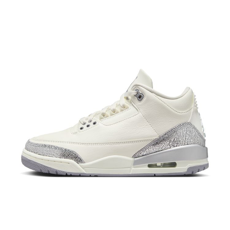 【セール30%OFF】JORDAN BRAND SU25 4/12 WMNS AIR JORDAN 3 RETRO セイル/セメントグレー-メタリックシルバー CK9246-100