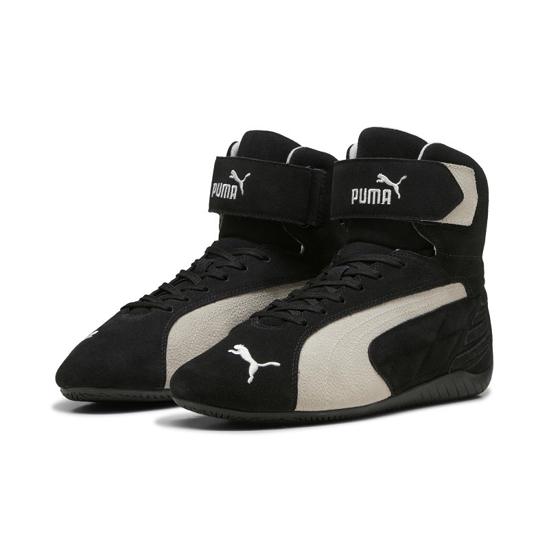 PUMA AU25 8/22 SPEEDCAT MID PUMA BLACK-WARM WHITE 400384-01