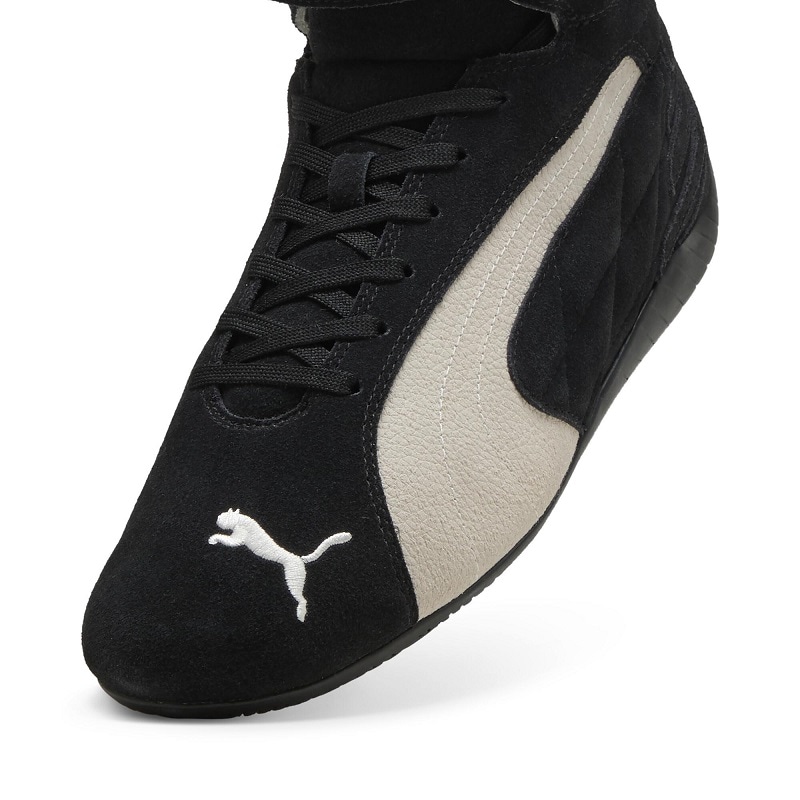 PUMA AU25 8/22 SPEEDCAT MID PUMA BLACK-WARM WHITE 400384-01