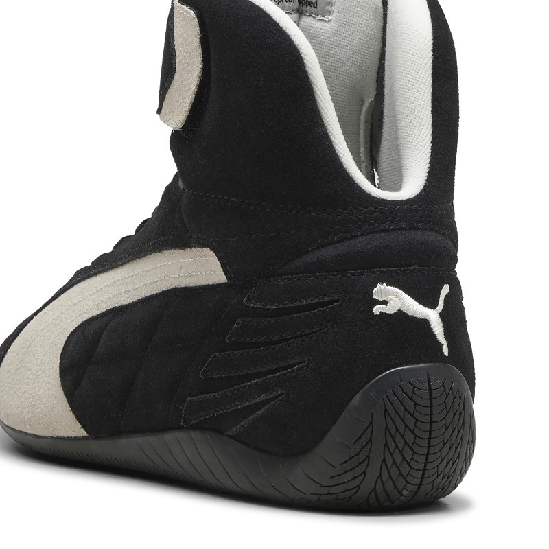 PUMA AU25 8/22 SPEEDCAT MID PUMA BLACK-WARM WHITE 400384-01