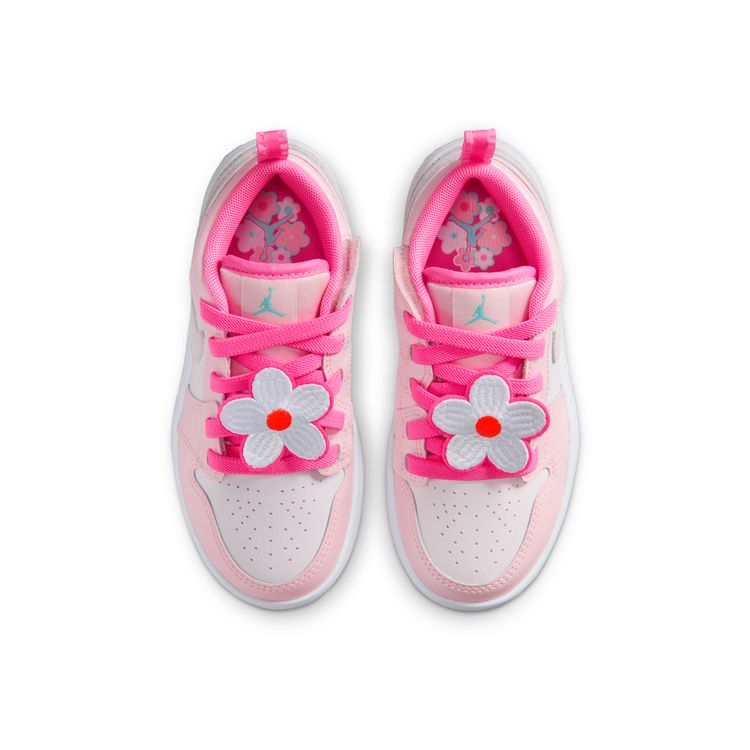JORDAN BRAND SU26 JORDAN 1 LOW ALT SE PS ピンクグロー/ライトアクア-ピンクブルーム II0594-600