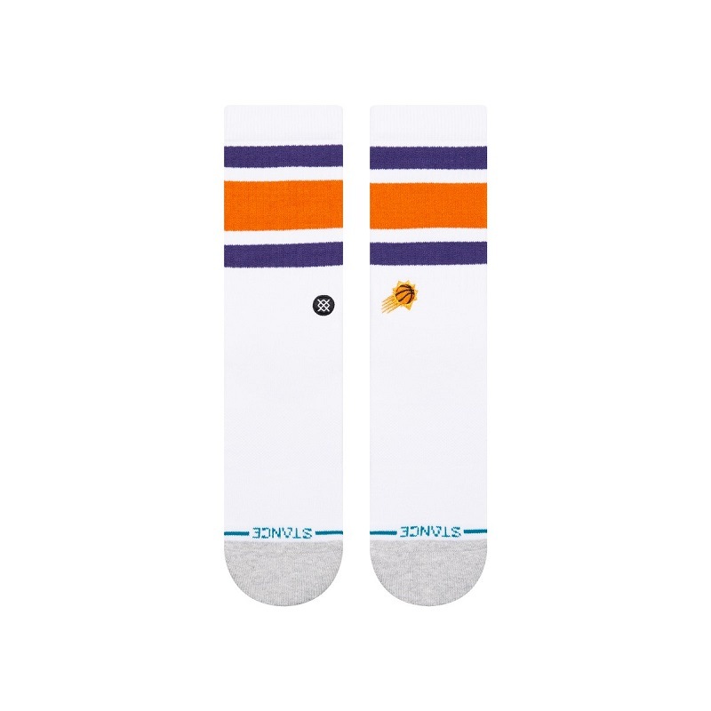 【NBA チームソックス】【フェニックス・サンズ】STANCE 24FW スタンス チューブ PHX TUBE PHX A555C24TPX#WHT A555C24TPX-WHT ホワイト