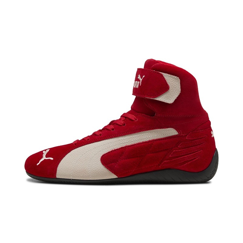 PUMA AU25 8/22 SPEEDCAT MID FOR ALL TIME RED-WARM WHITE 400384-02