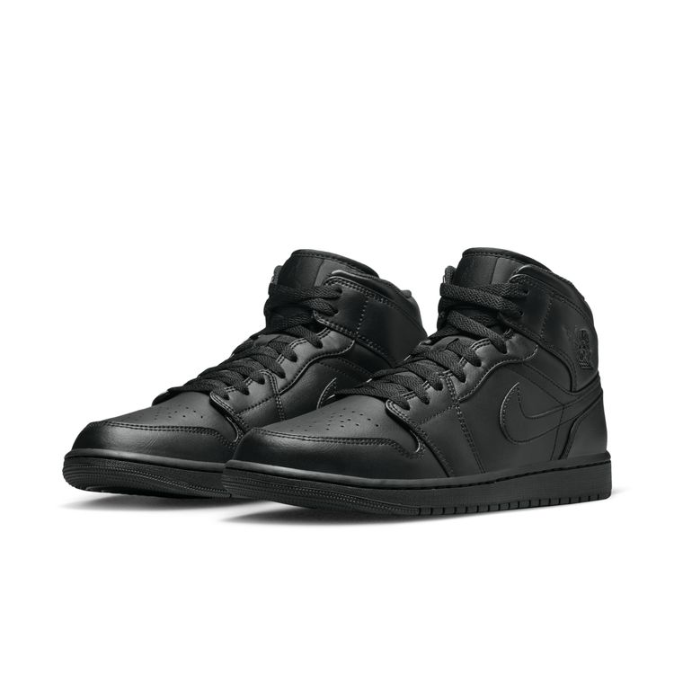 JORDAN BRAND FA26 AIR JORDAN 1 MID ブラック/ブラック-ブラック 554724-093