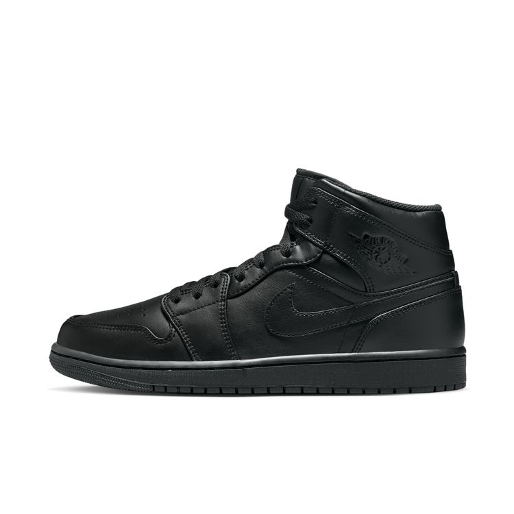 JORDAN BRAND FA26 AIR JORDAN 1 MID ブラック/ブラック-ブラック 554724-093