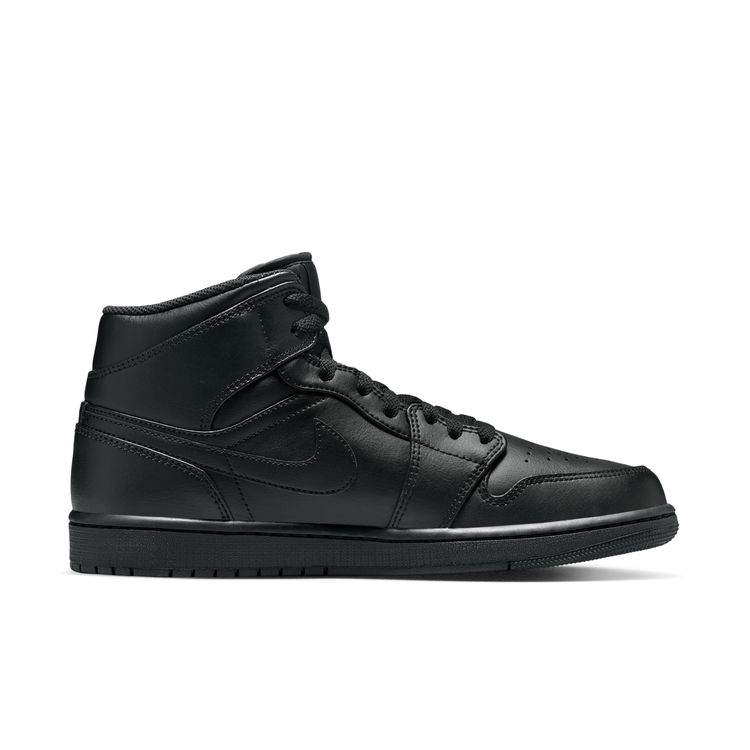 JORDAN BRAND FA26 AIR JORDAN 1 MID ブラック/ブラック-ブラック 554724-093