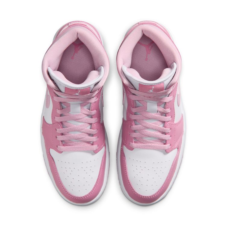 JORDAN BRAND SU26 WMNS AIR JORDAN 1 MID エレメンタルピンク/セイル-アイスドカーマイン BQ6472-605