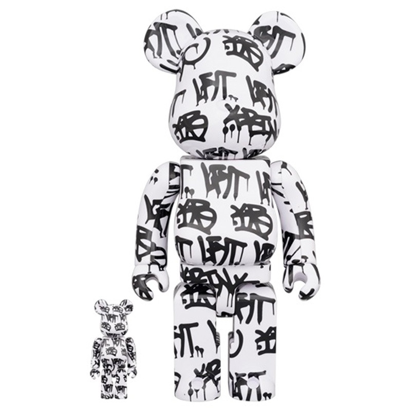 【フィギュア】【BE@RBRICK × LFYT × krink  】【100%＆400%】Lafayette 22.7.23 BE@RBRICK LFYT KRINK 100%＆400% WHITE LE222302