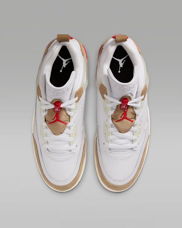 JORDAN BRAND FA25 JORDAN SPIZIKE LOW ホワイト/ファイアレッド