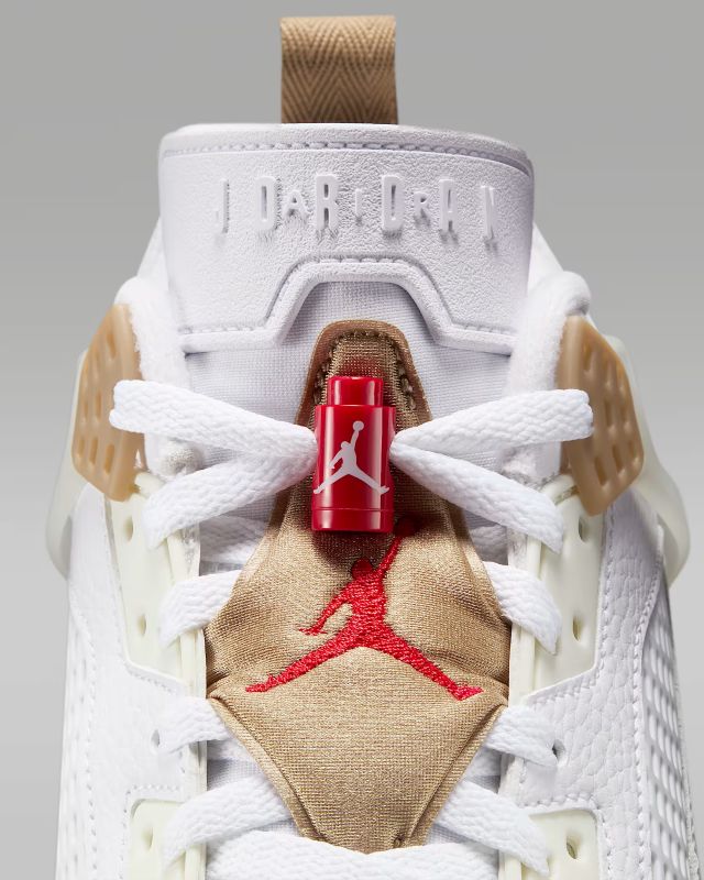 JORDAN BRAND FA25 JORDAN SPIZIKE LOW ホワイト/ファイアレッド-デザートカモ-セイル FQ1759-105