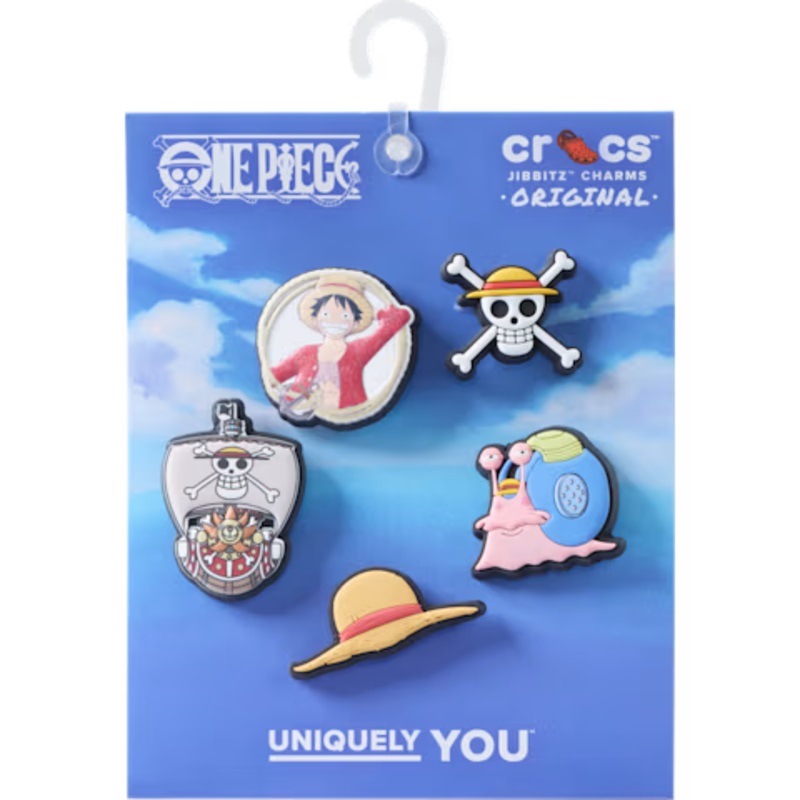 crocs 26Q1 3/5 Jibbitz charms ONE PIECE LUFFY 5PACK 10018775