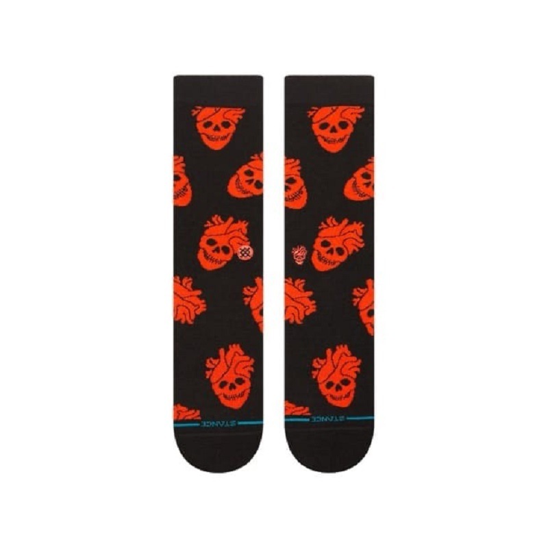 STANCE 25SP FALLIN IN SKULL CREW A545A25FAL#BLK A545A25FAL-BLK