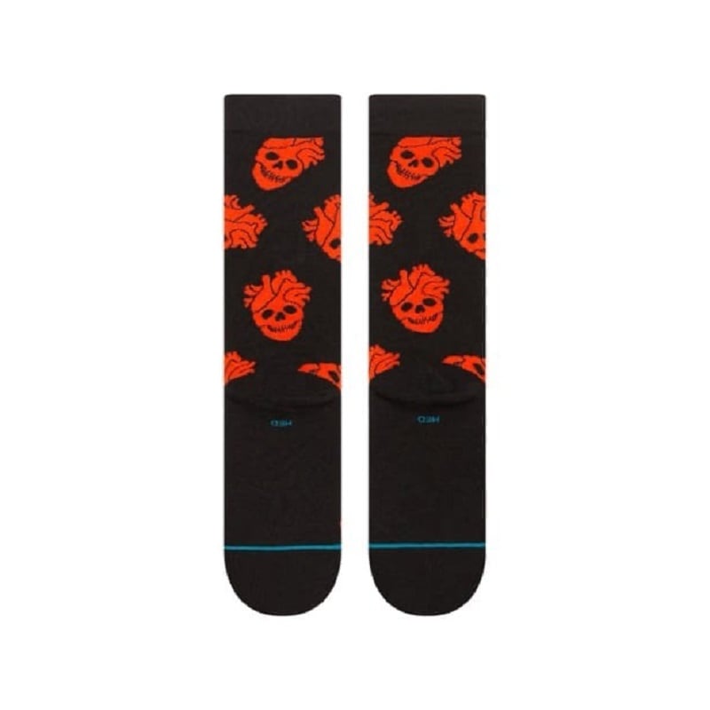 STANCE 25SP FALLIN IN SKULL CREW A545A25FAL#BLK A545A25FAL-BLK