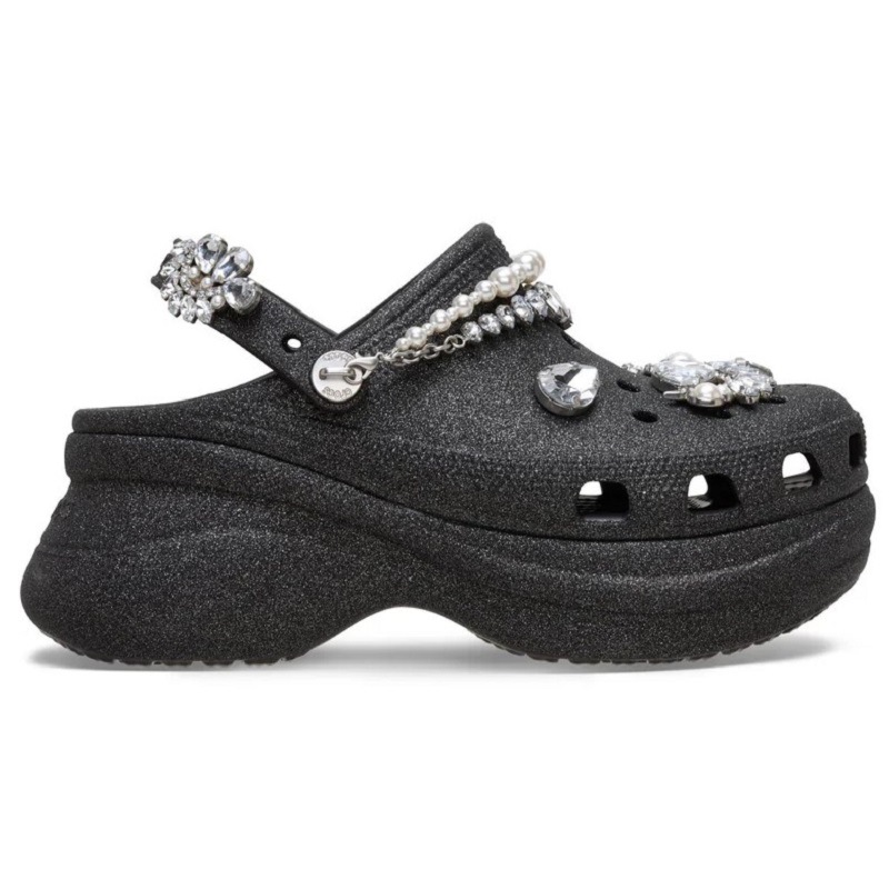 crocs 25Q4 BAE WEDDING GLITTER CLOG Black 211978-001