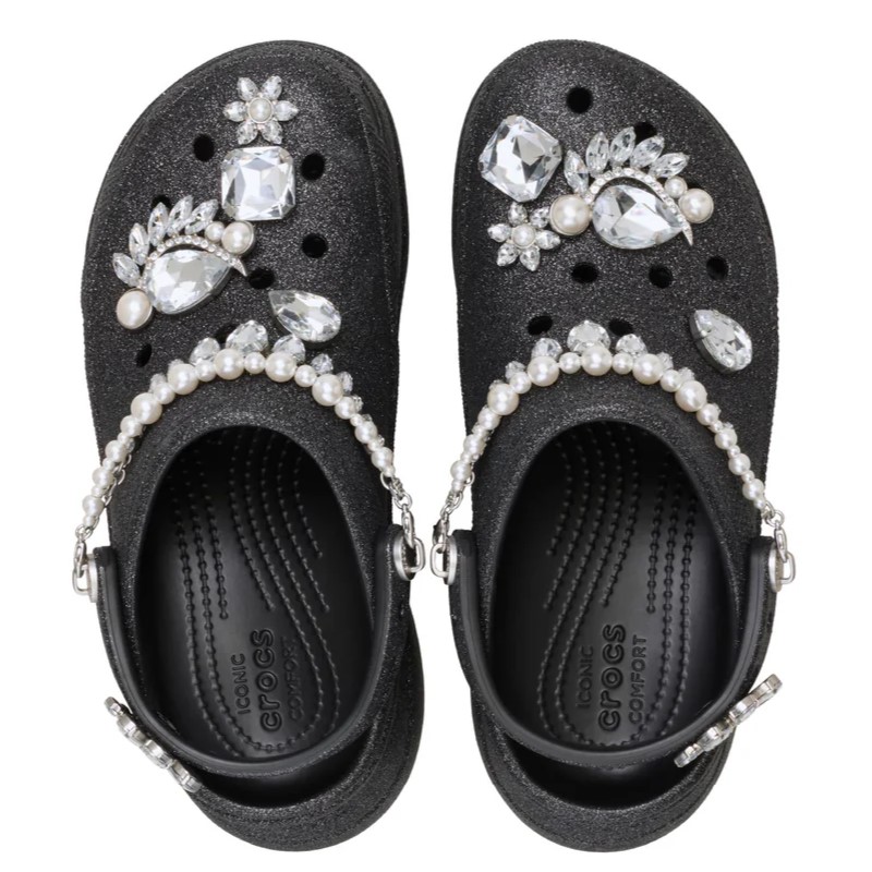 crocs 25Q4 BAE WEDDING GLITTER CLOG Black 211978-001