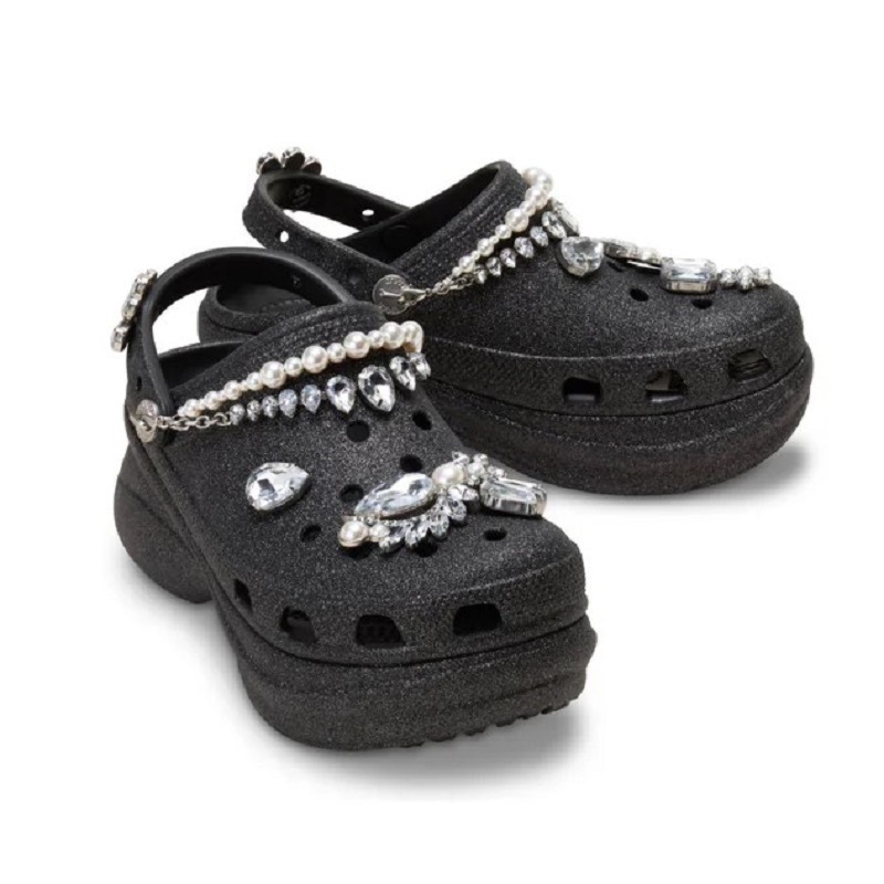 crocs 25Q4 BAE WEDDING GLITTER CLOG Black 211978-001
