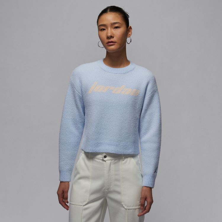 JORDAN BRAND SP25 AS W J SWEATER TOP ハイドロゲンブルー/グアバアイス HF9454-407