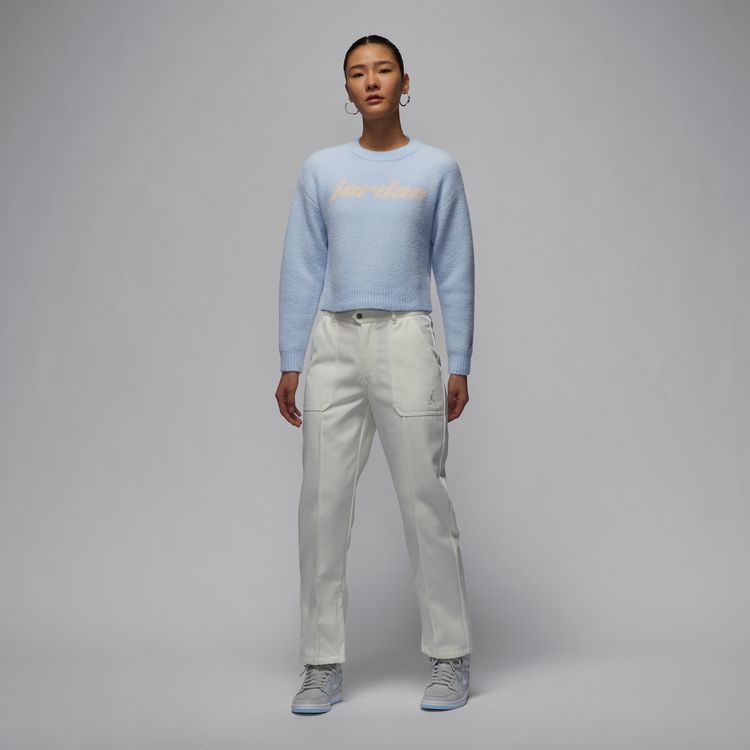 JORDAN BRAND SP25 AS W J SWEATER TOP ハイドロゲンブルー/グアバアイス HF9454-407