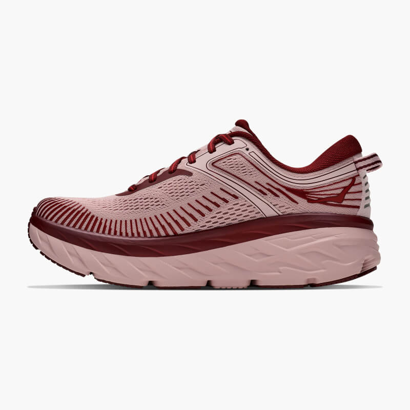【新品未使用】HOKA ボンダイ 7 ピンク HOKA F26 7/1 W BONDI 7 PINK OPAL / VARSITYBURGUNDY 1110519-PDY