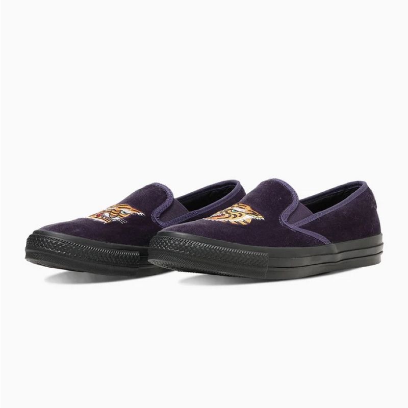 CONVERSE 26SS 1/27 ALL STAR KUNGFU SLIP-ON ロイヤルパープル/ブラック 31317180