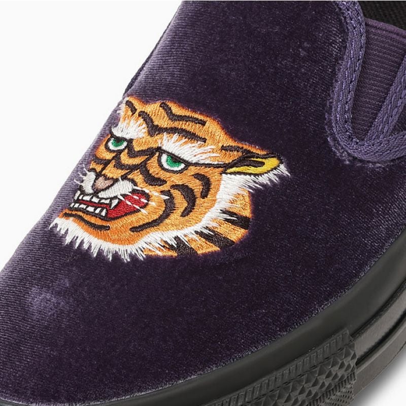 CONVERSE 26SS 1/27 ALL STAR KUNGFU SLIP-ON ロイヤルパープル/ブラック 31317180