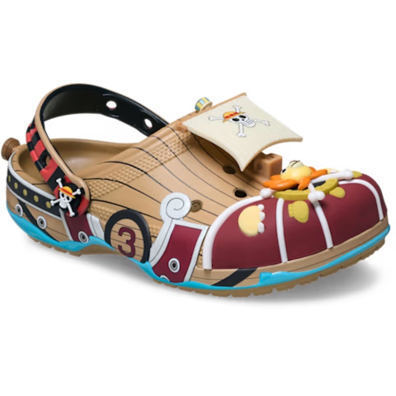 crocs 26Q1 3/5 ONE PIECE THOUSAND SUNNY CLASSIC CLOG Multi 212126-90H