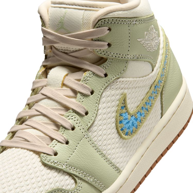 JORDAN BRAND SU26 WMNS AIR JORDAN 1 MID SE オリーブオーラ/パールホワイト-ローン II0570-302