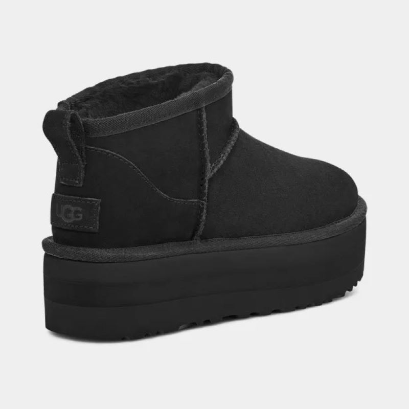 【送料無料】UGG 23FW  W CLASSIC ULTRA MINI PLATFORM BLACK 1135092-BLK