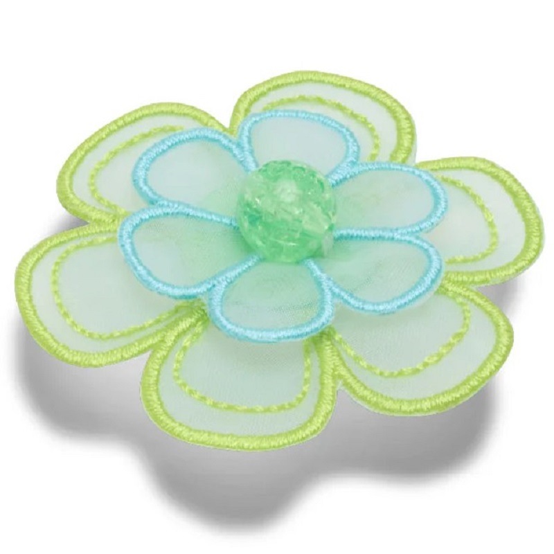 crocs 26Q2 Jibbitz charms Green Mesh Flower 10018654