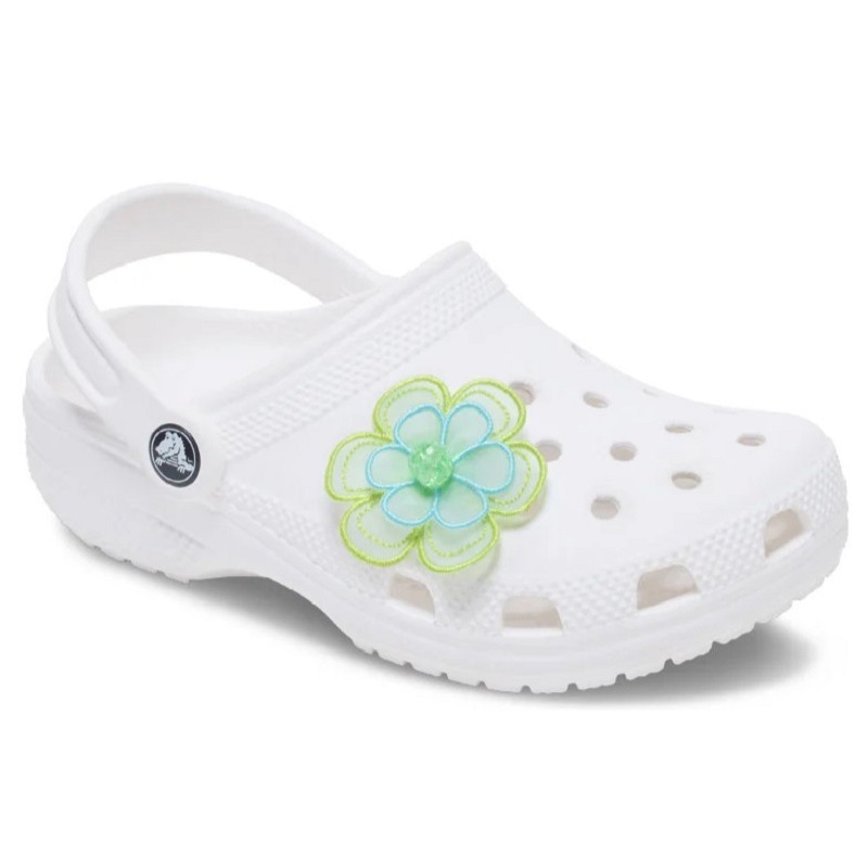 crocs 26Q2 Jibbitz charms Green Mesh Flower 10018654