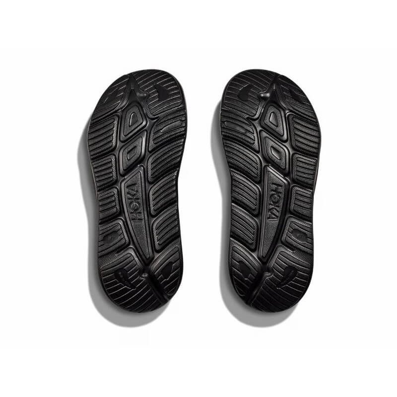 HOKA F26 7/1 U ORA ATHLETIC SLIDE BLACK / WHITE 1155154-BWHT