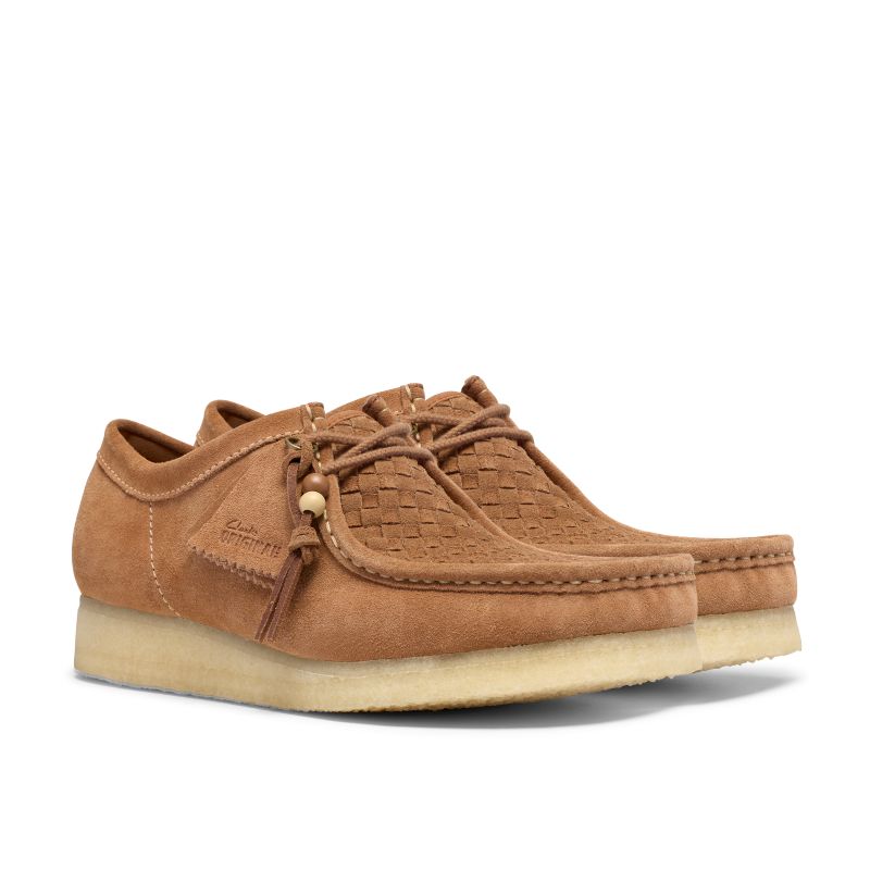 Clarks AW26 M Wallabee Tan Weave 26327511