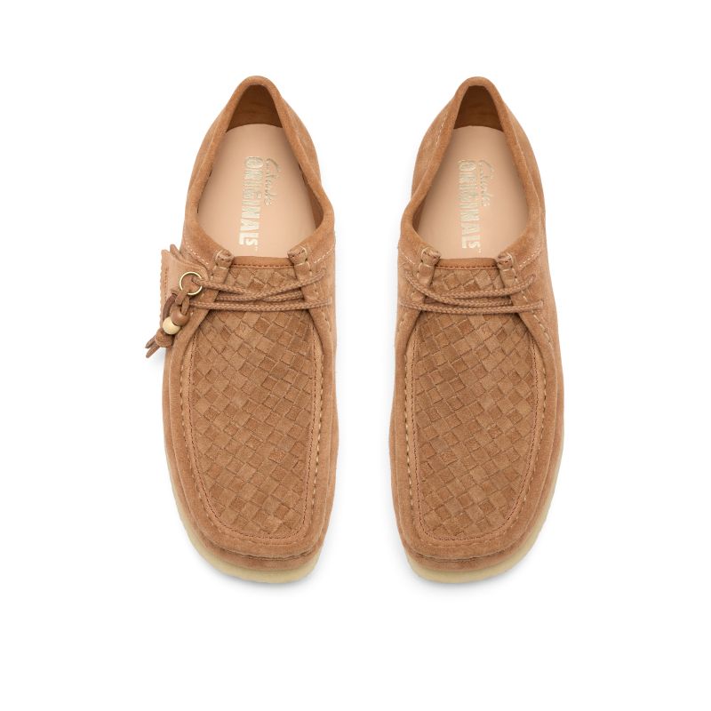 Clarks AW26 M Wallabee Tan Weave 26327511