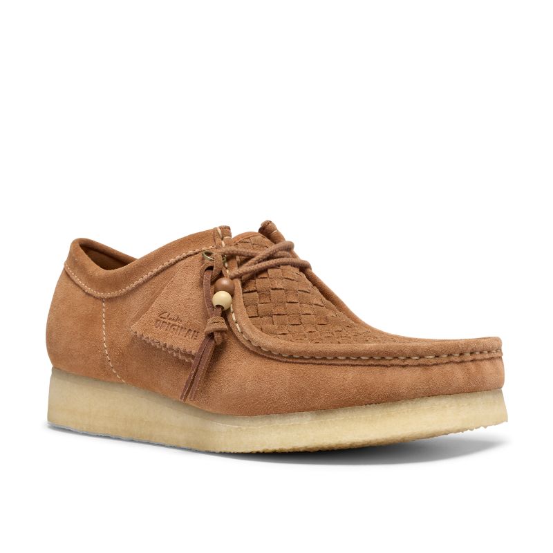 Clarks AW26 M Wallabee Tan Weave 26327511