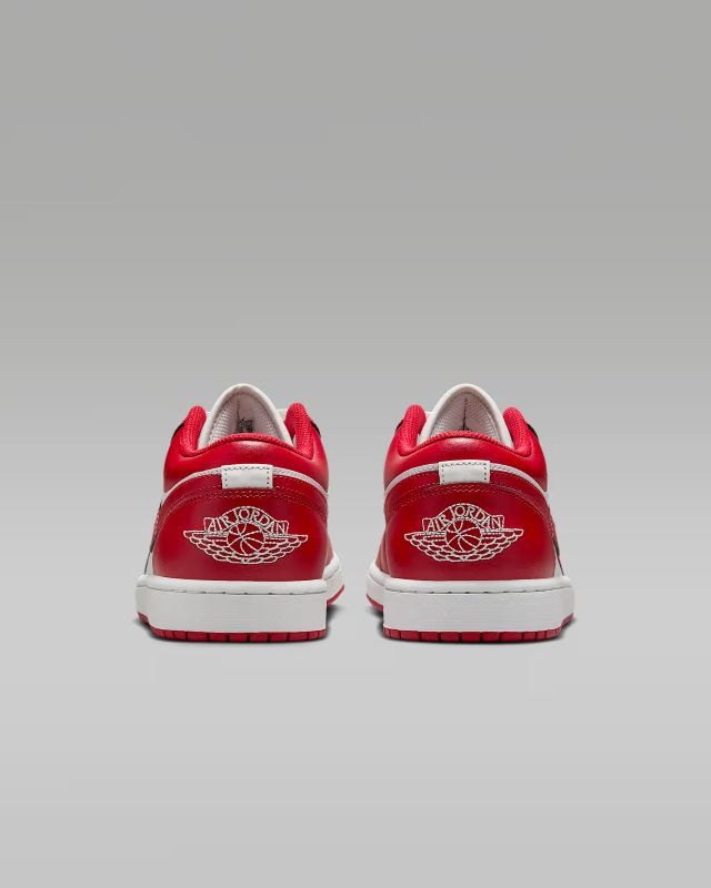 JORDAN BRAND FA25 AIR JORDAN 1 LOW サミットホワイト/バーシティレッド-サミットホワイト 553558-166