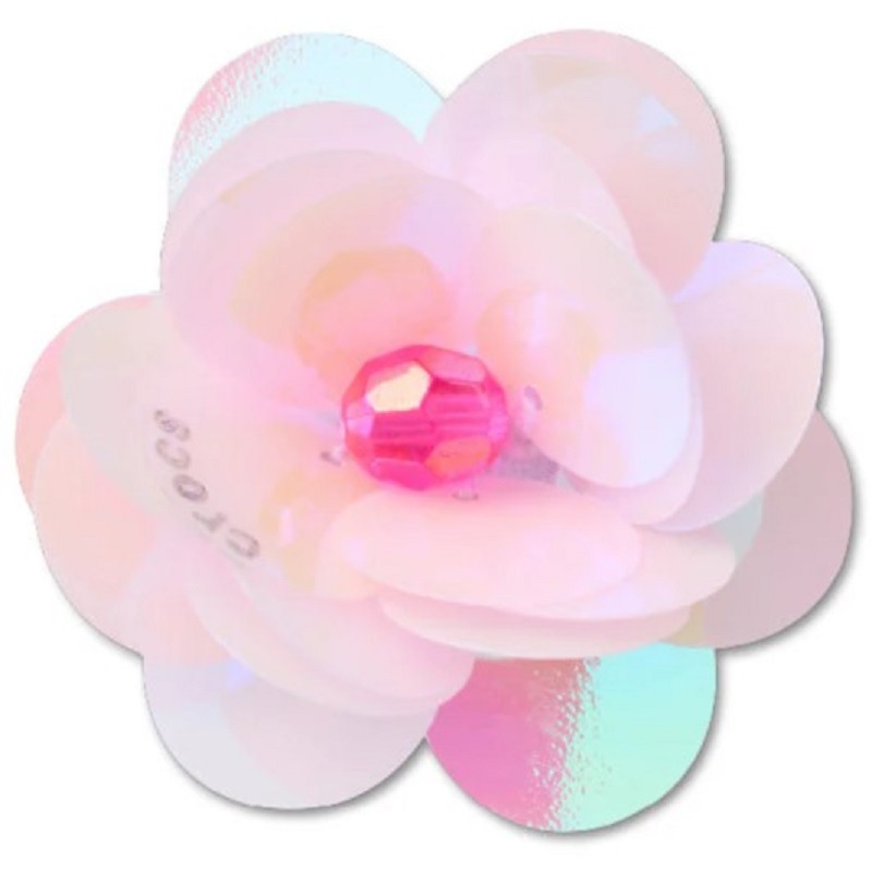 crocs 26Q2 Jibbitz charms Sequin Pink Flower 10018657｜アメ横老舗