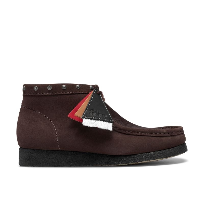 Clarks AW26 M Wallabee Boot Brown Interest 26327513