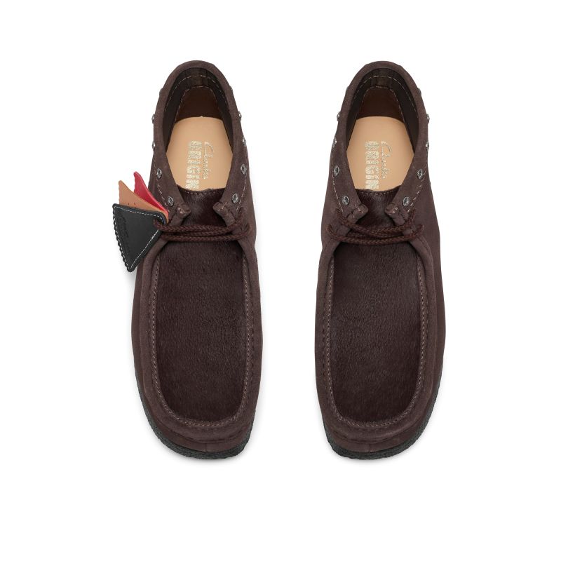 Clarks AW26 M Wallabee Boot Brown Interest 26327513
